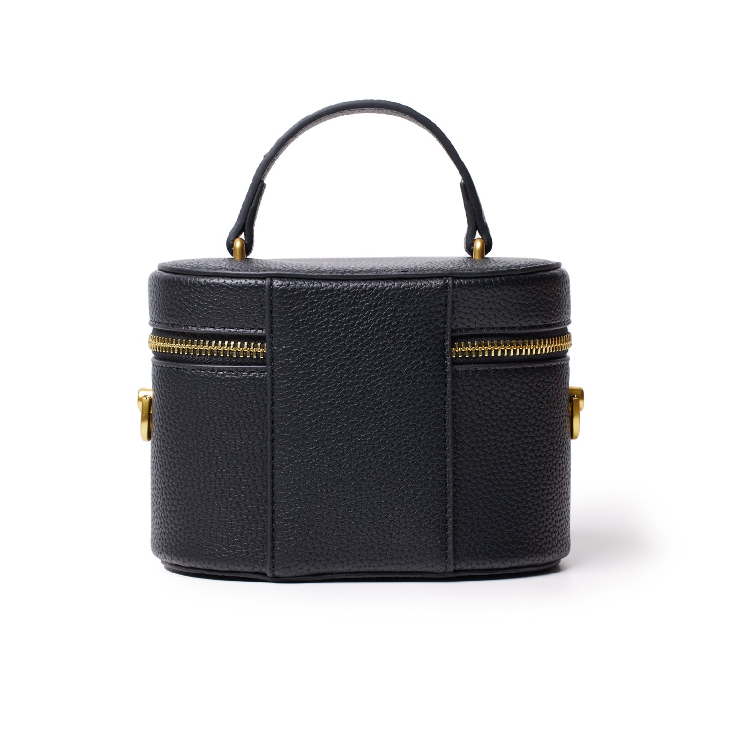 MINI PEBBLE VANITY BAG - BLACK