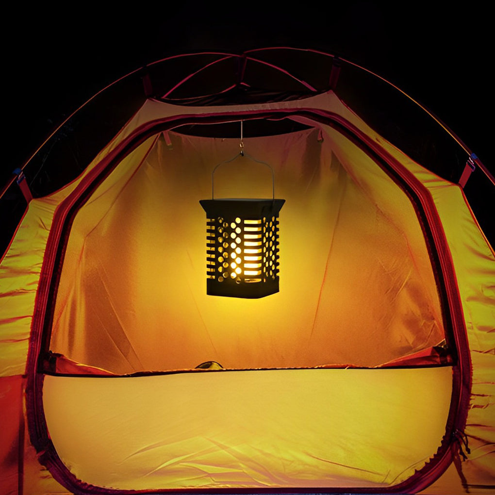 Intelligent Light Sensing LED Rechargeable Portable Solar Lanterns Outdoor