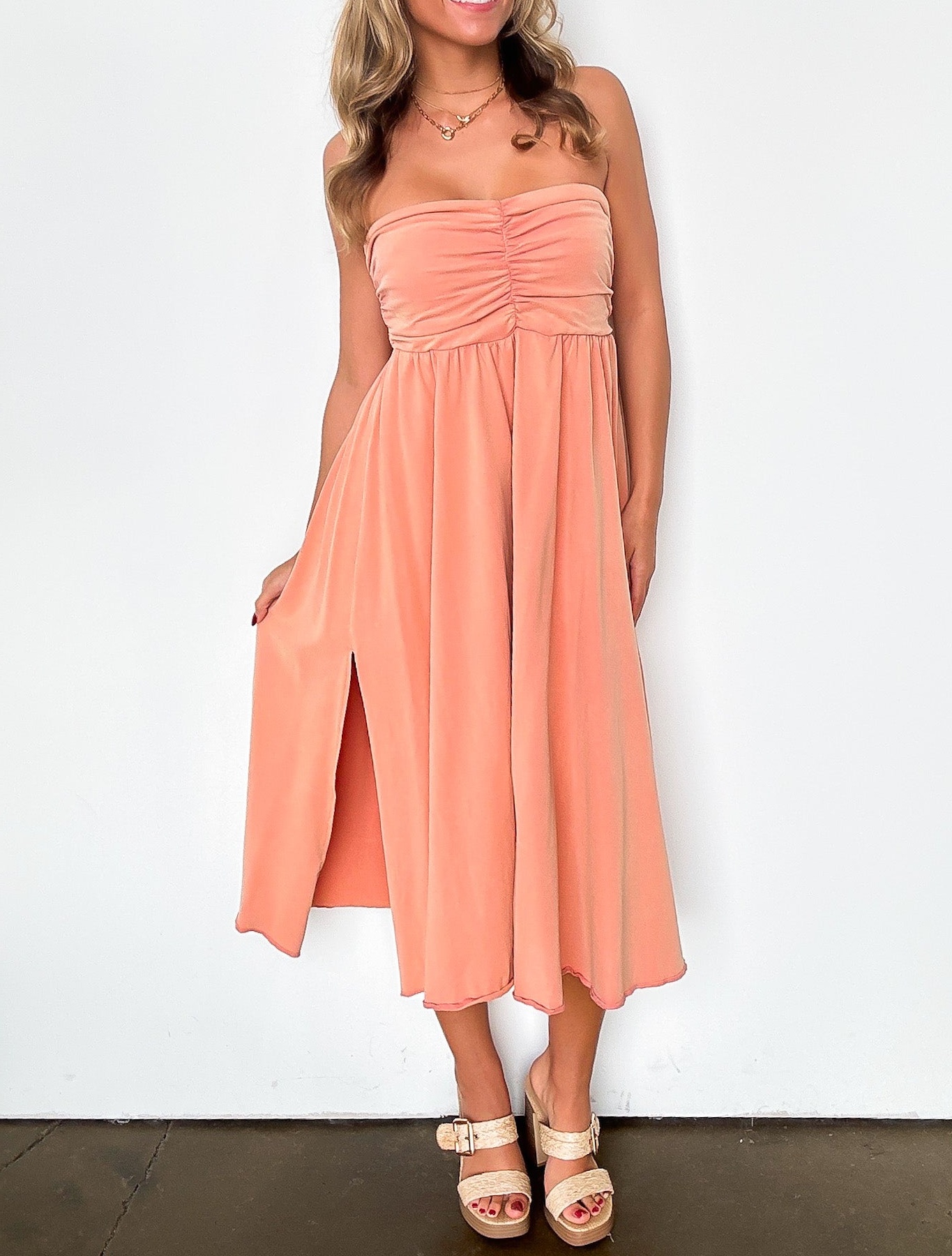 Effortless Comfort Convertible Mineral Washed Dress