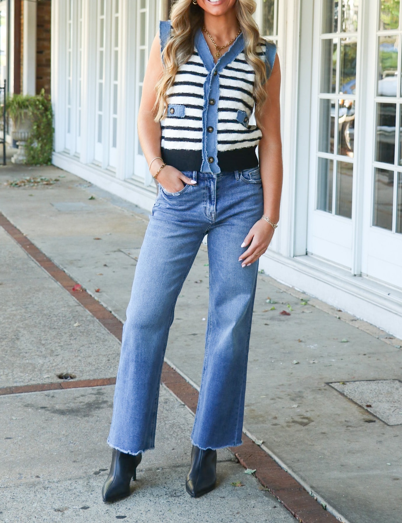 Altitude Super High Wide Leg Jeans