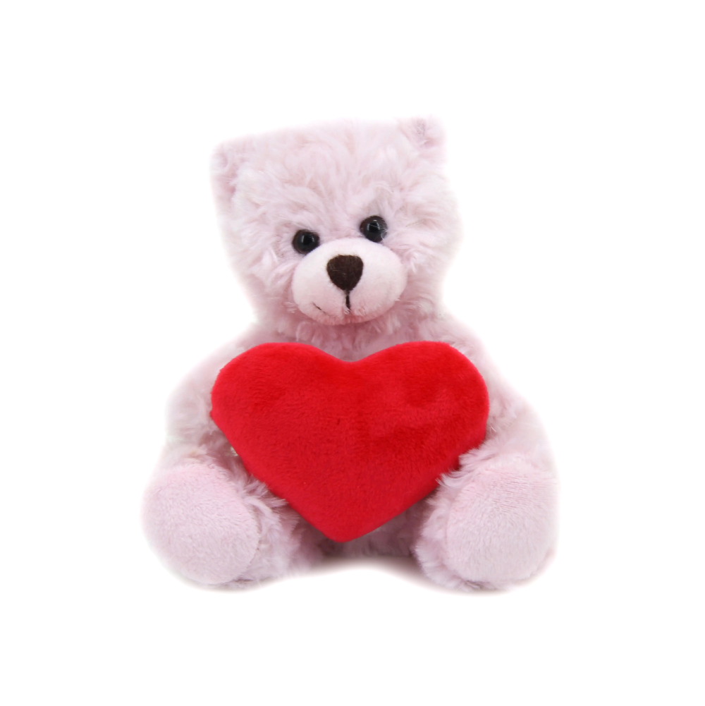 Pink Bear with Custom Heart 9inch