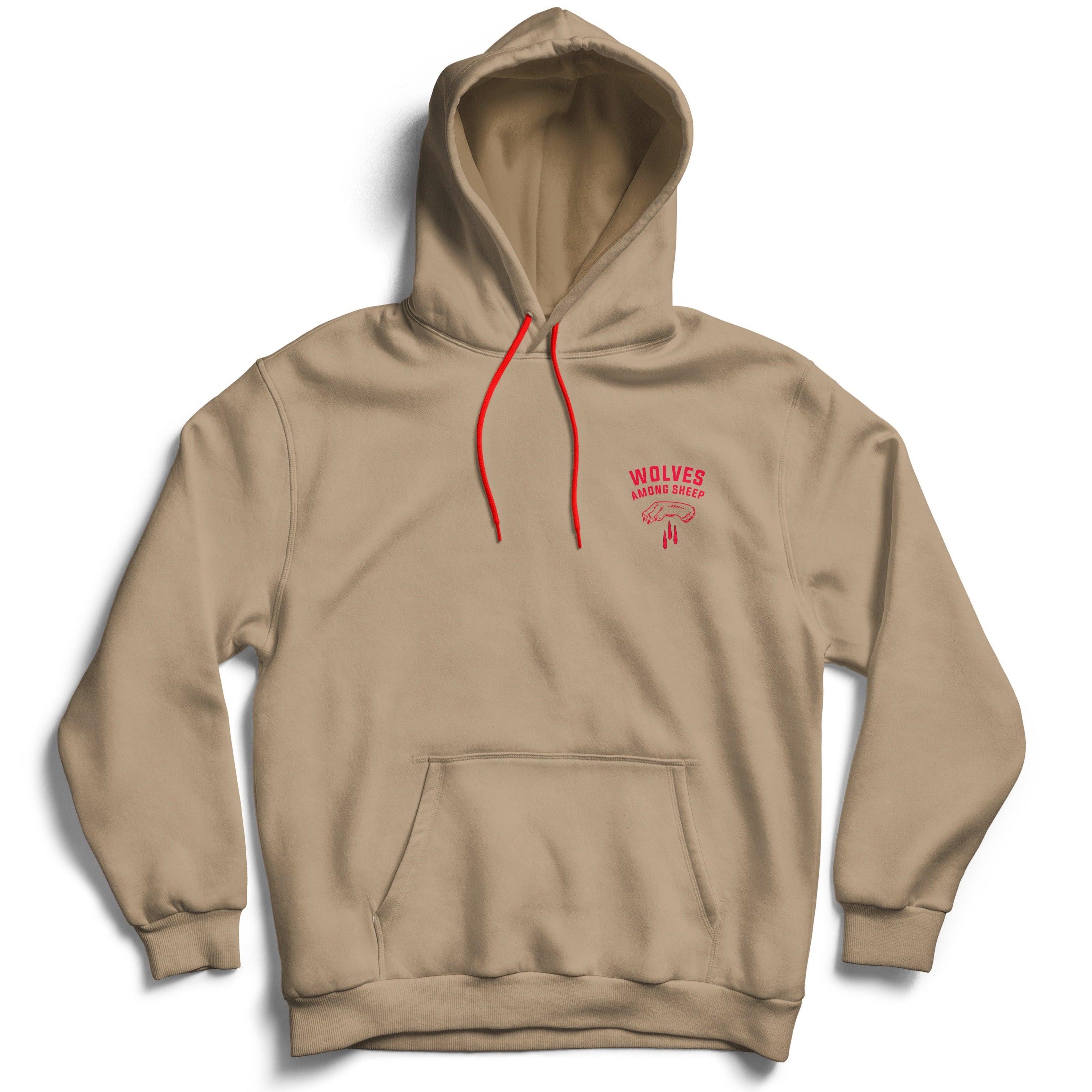 WOLVES AMONG SHEEP HOODIE v2 - SAND