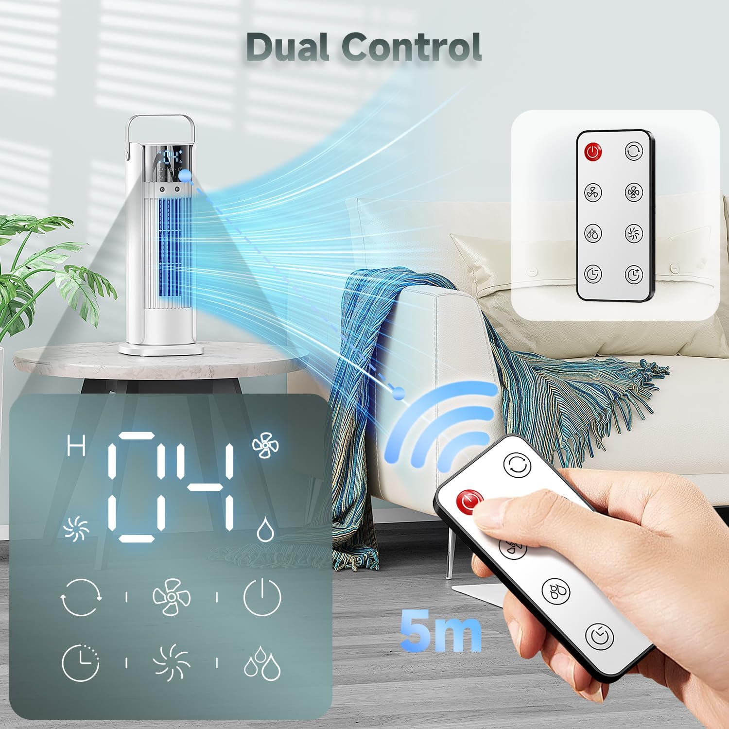 Portable Air Conditioners Tower Cooling Fan