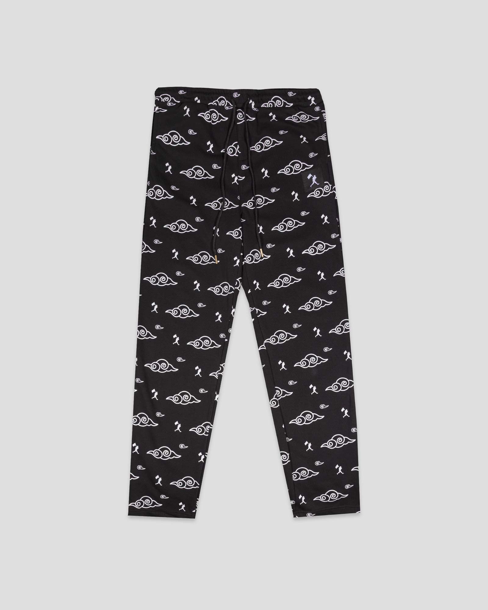 Kumo (Cloud) Anime Straight Leg Fleece Sweatpants - Youth