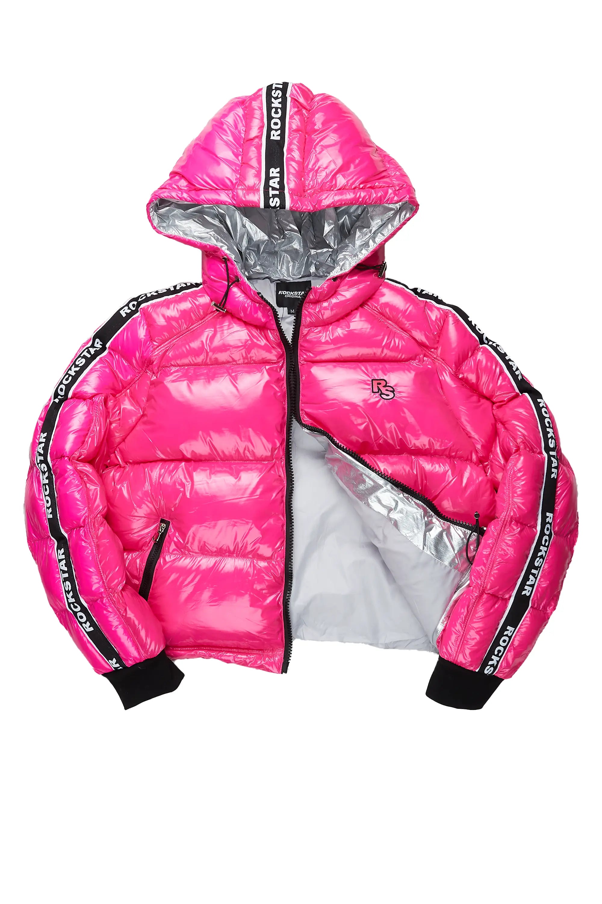 Jackey Hot Pink Puffer Jacket
