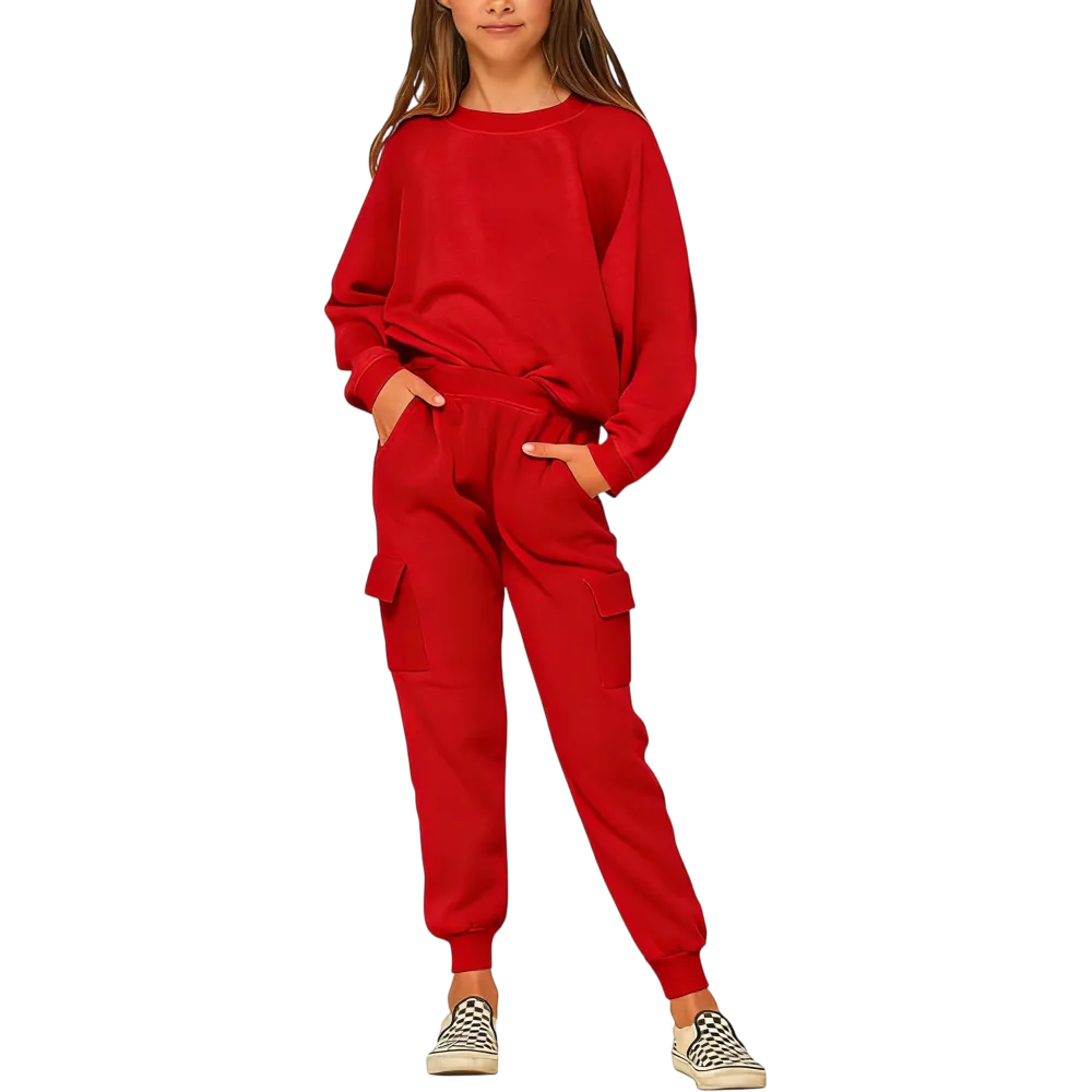 Kids Girls Sweatsuit Lounge sets