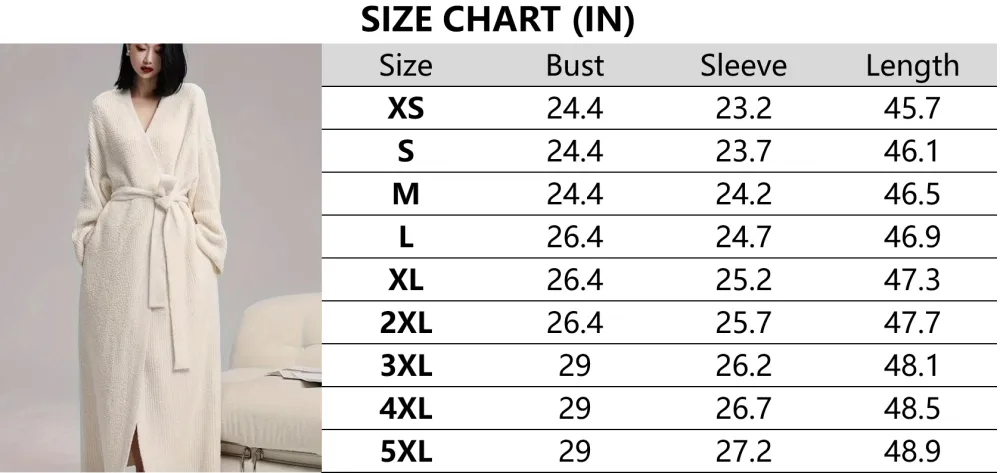 Women's Double-Sided Fleece Robe