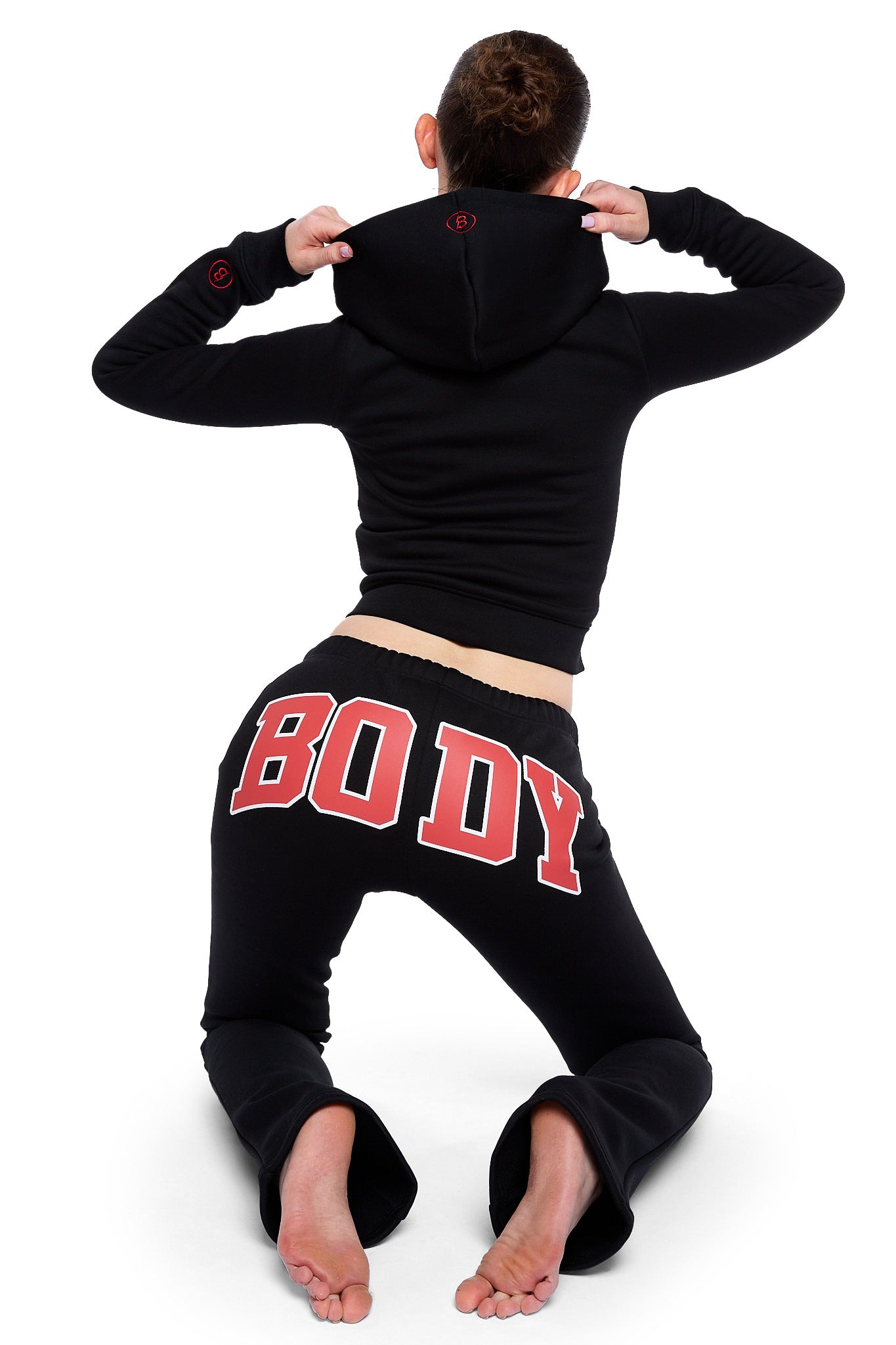 BACKSHOT SWEATPANTS 2.0 (BLACK/RED)