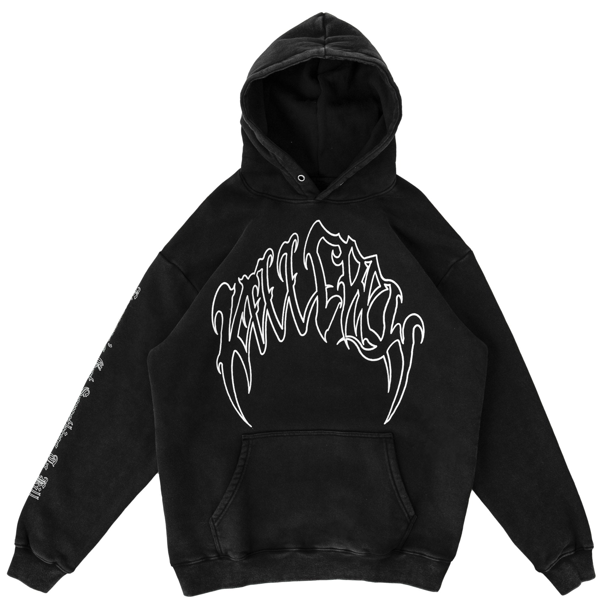 KILL CREW OVERSIZED LUX HOODIE - BLACK