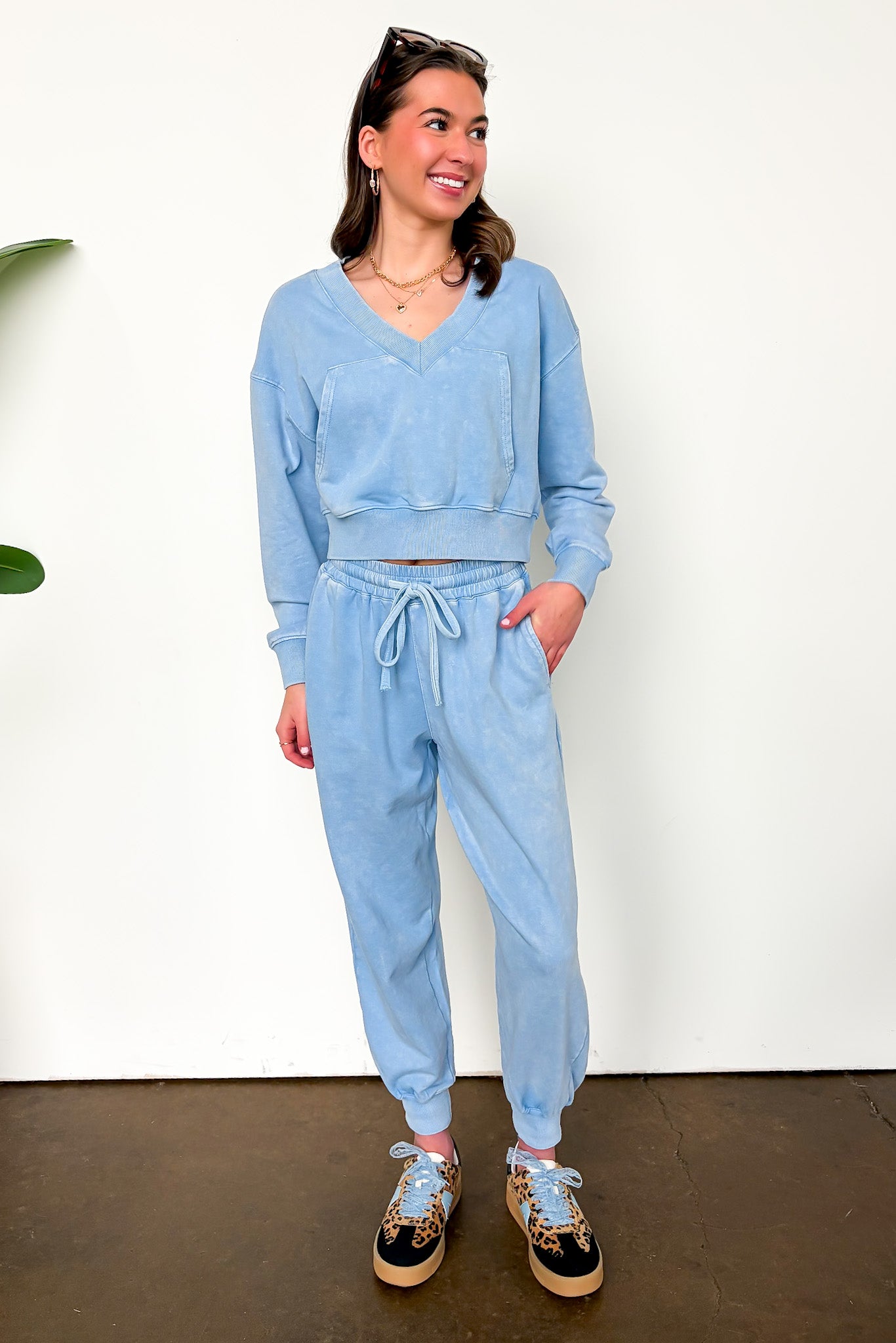 Mineral Washed Jogger Pants