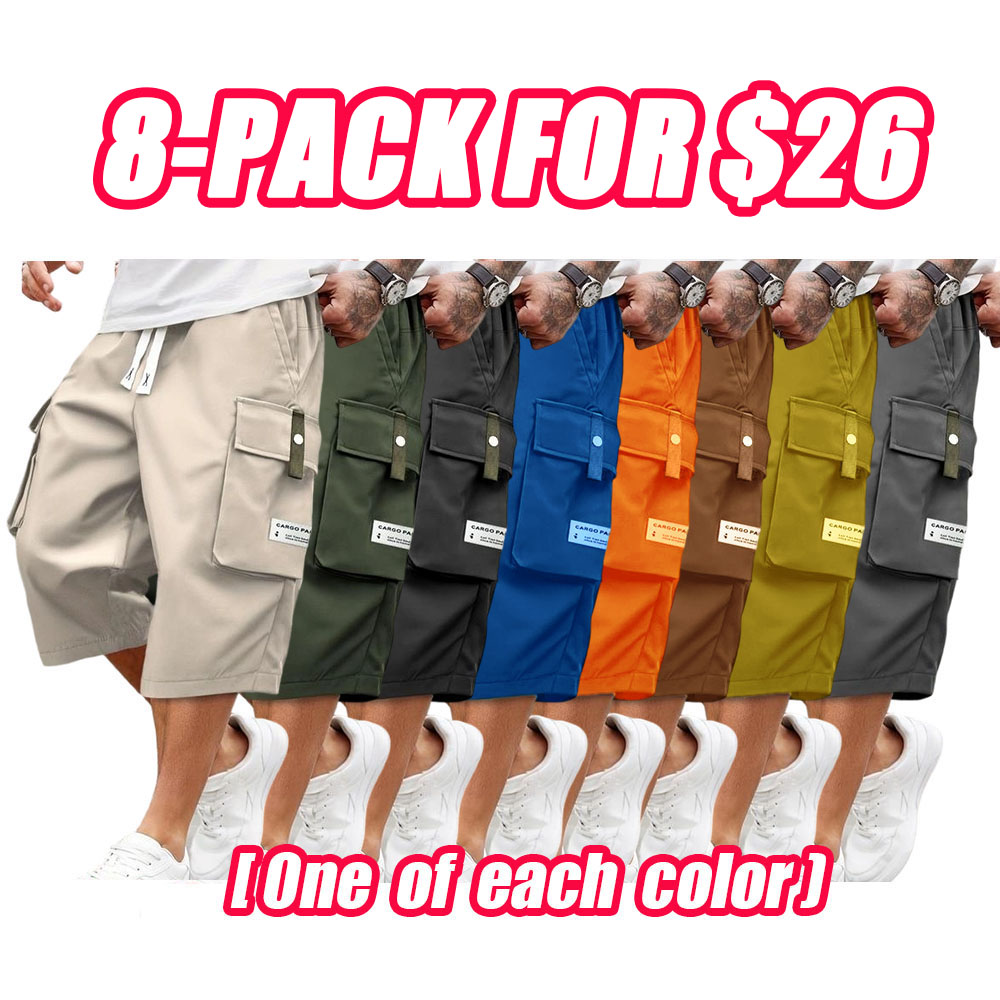 Men'S Plus Size Summer Lightweight Cargo Pants