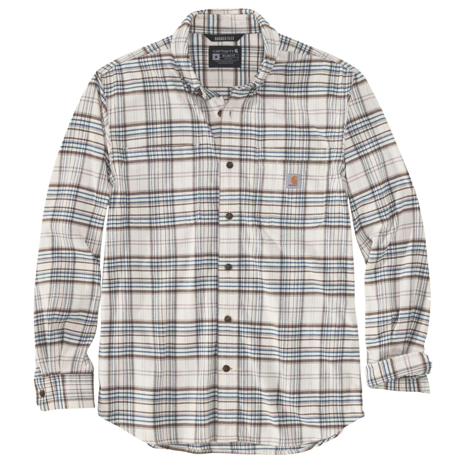 CHT Midweight Flannel Relaxed Fit Long-Sleeve Plaid Shirt 105432
