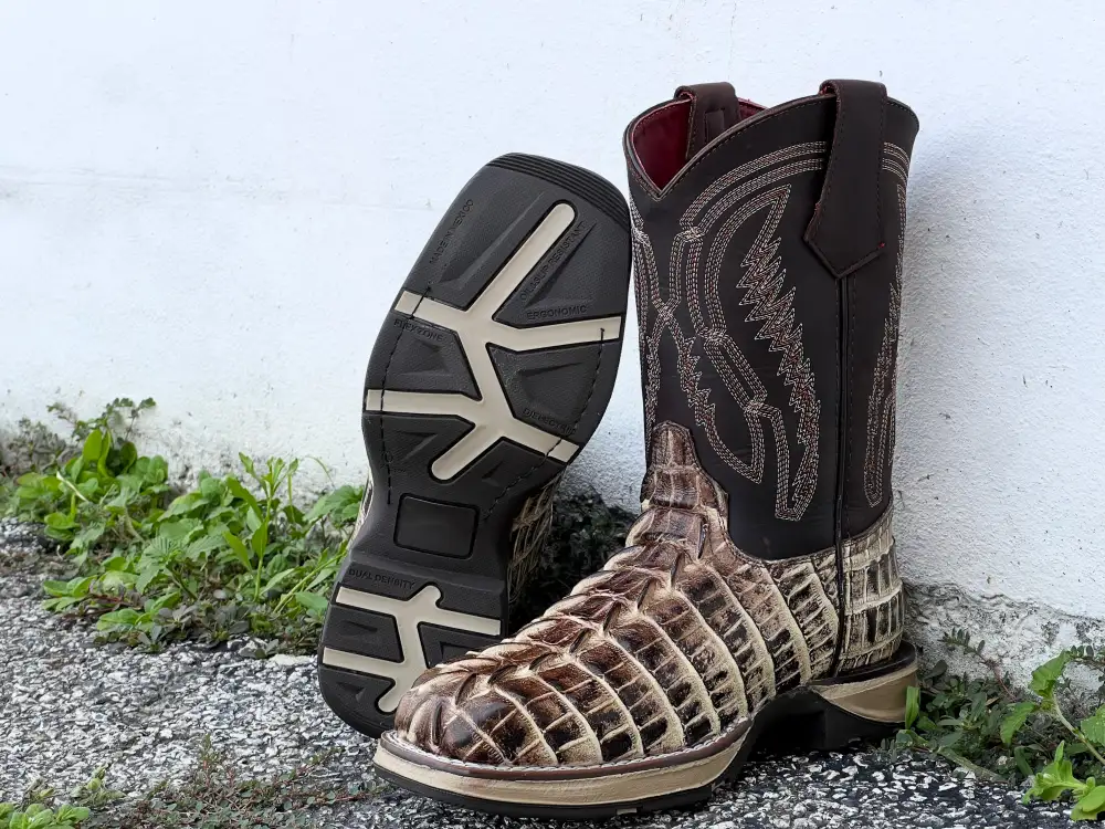 Men’s Orix Caimán Tail Leather Work Boots -  Composite Toe