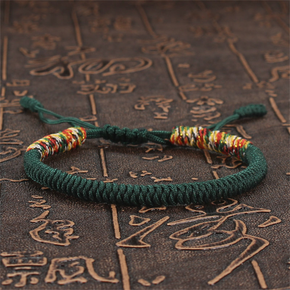 Japanese Vintage Hand-woven Color Clash Bracelet
