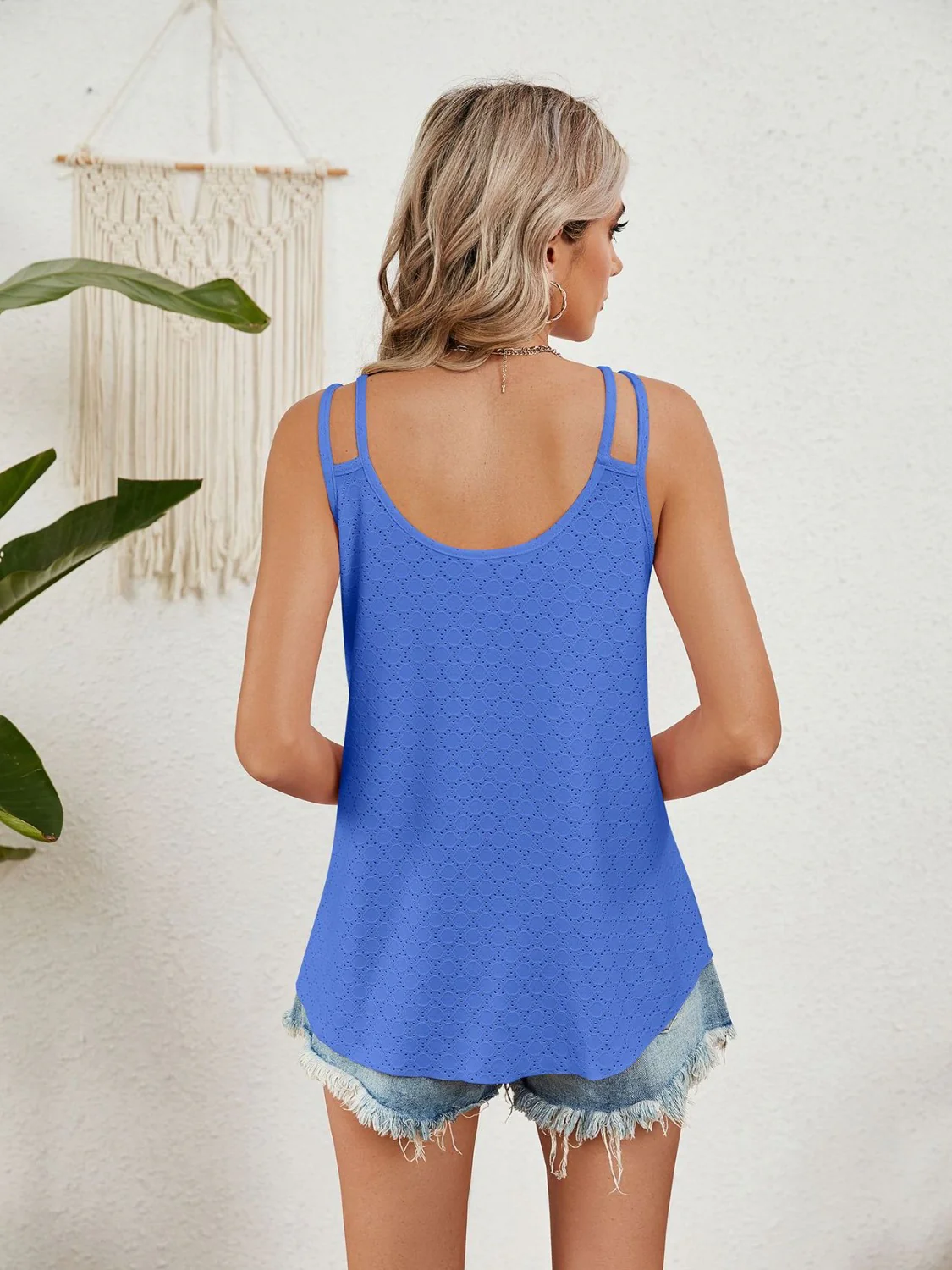 Cutout Eyelet Tank (multiple color options)