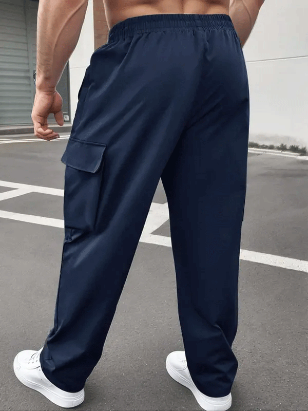 Men’s Casual Cargo Jogger Pants – Comfortable Sporty Trousers for Everyday Wear