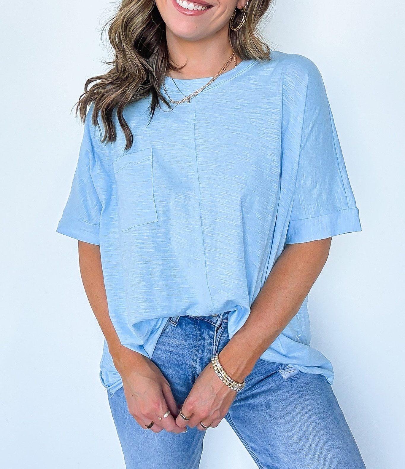 Live in Comfort Relaxed Pocket Tee