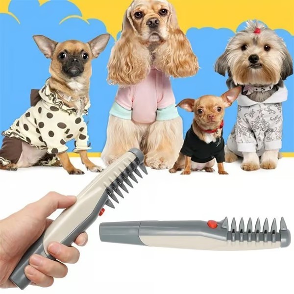 Electric Pet Hair Knotting Trimmer Comb MatAway E-Comb