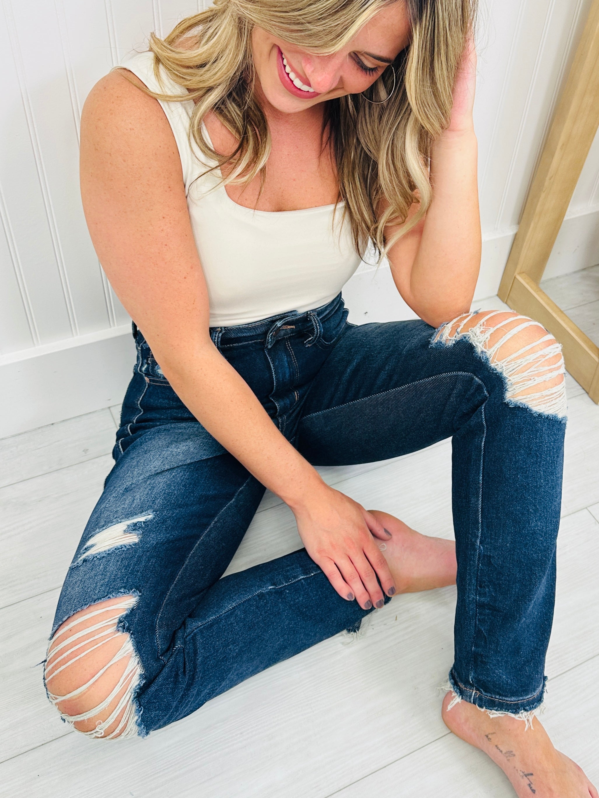 Judy Blue On Top Of The Trend Straight Jeans