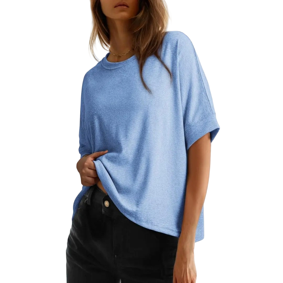 Women's Tops for Women 2026 Loose Oversized Basic Tee Comfortable Soft Fabric Flattering Fit