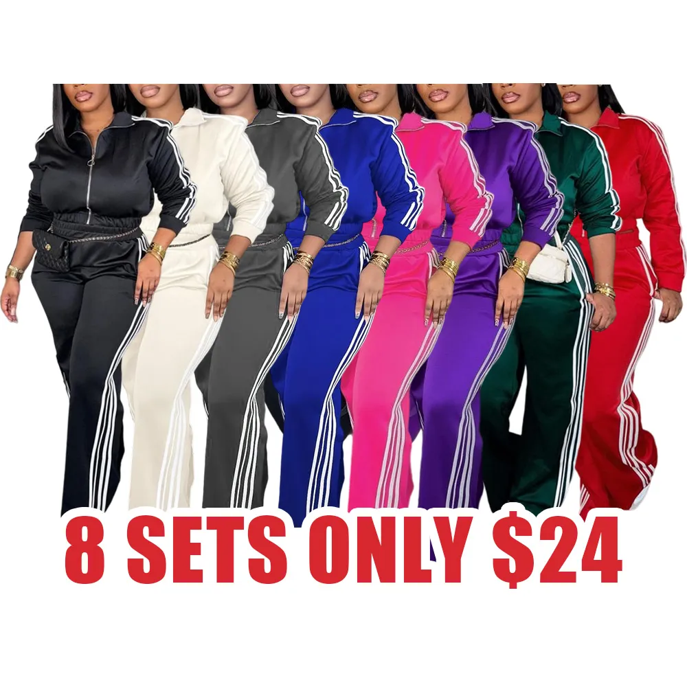 Women’s Zip-Up Tracksuit Set
