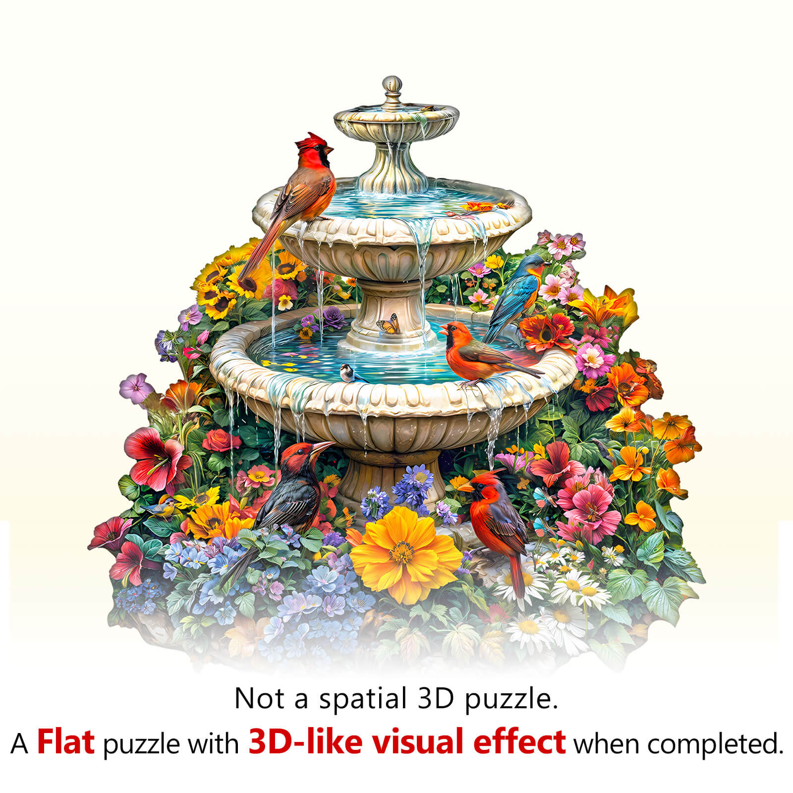 Garden Melody Wooden Jigsaw Puzzle