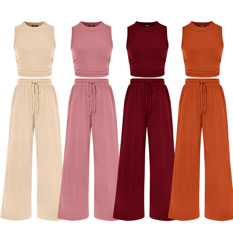 👚👚👚Women's Ribbed Knit Lounge Set