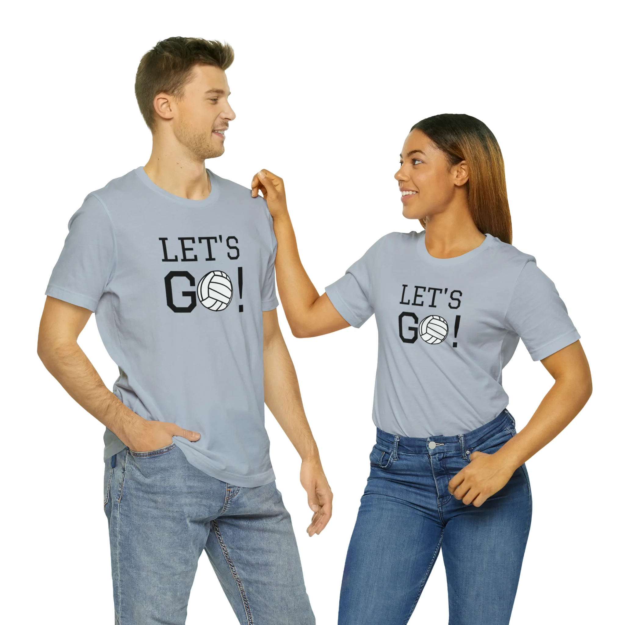Let's Go! Volleyball Unisex Jersey Short Sleeve Tee