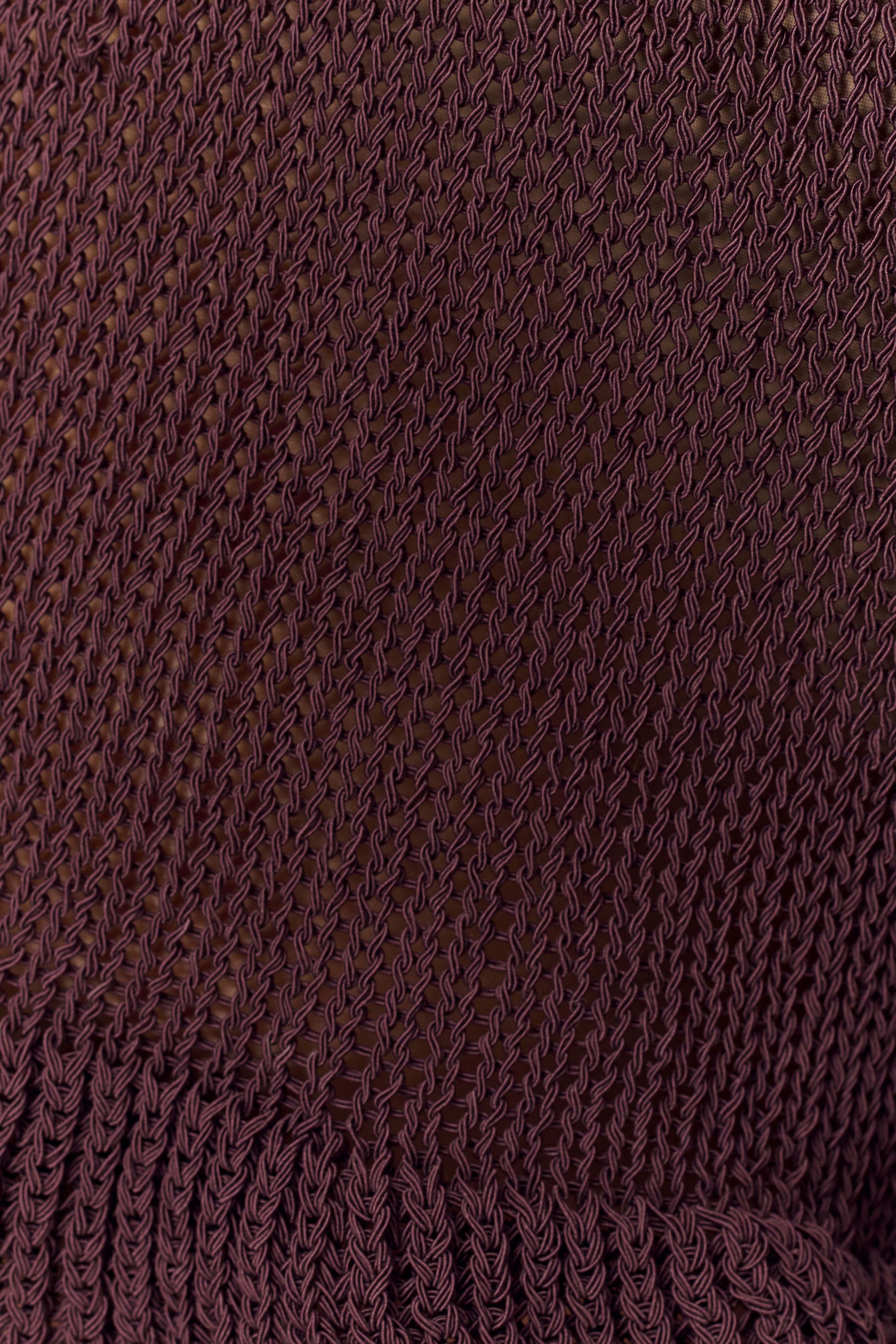 Chocolate Knit Frill Shorts