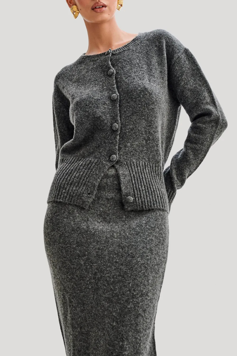 Oversized Knit Cardigan