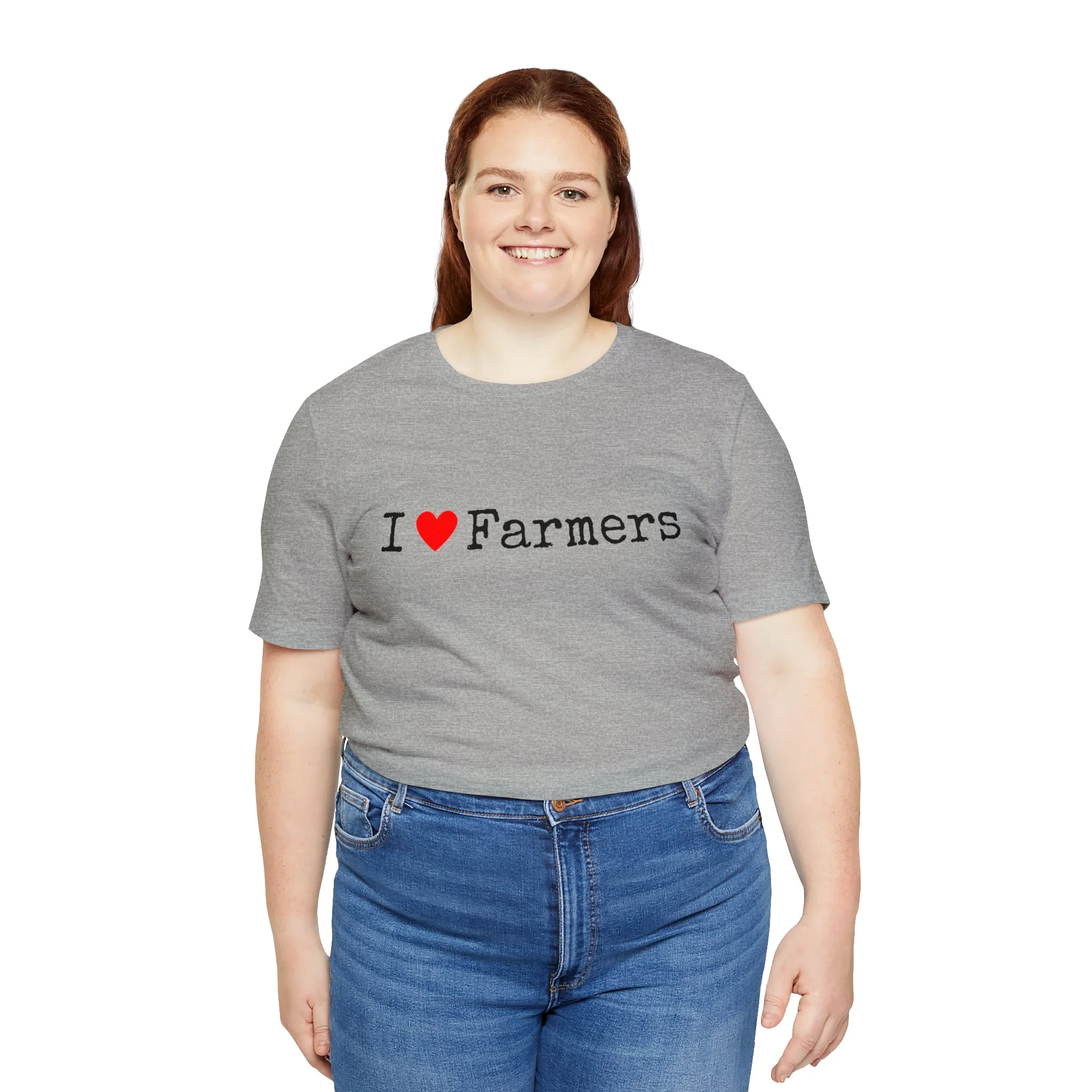 I Heart Farmers Unisex Jersey Short Sleeve Tee