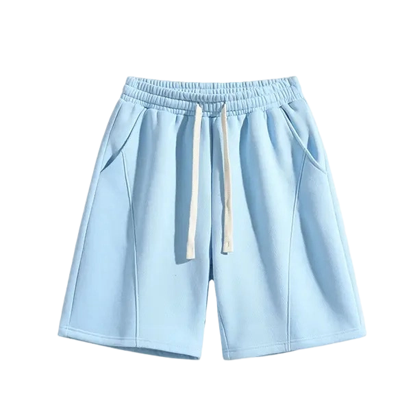 Men's Lightweight Breathable Pocket Waist Shorts - Casual Workout & All-Season Bottoms