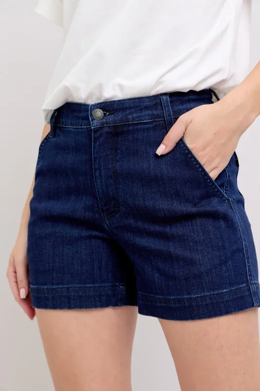 High Waist Denim Shorts