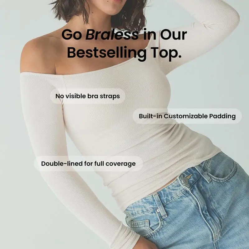 Women's Top with built in removeable padding