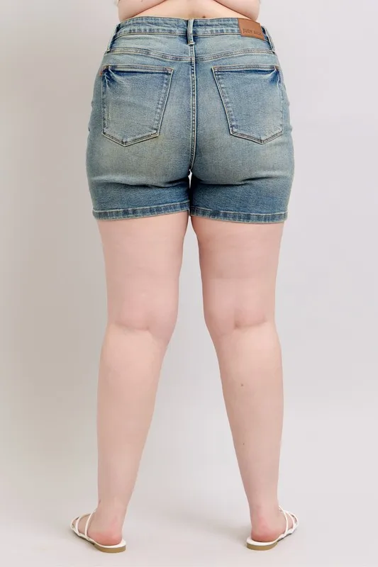 V-Front Vintage Wash Shorts