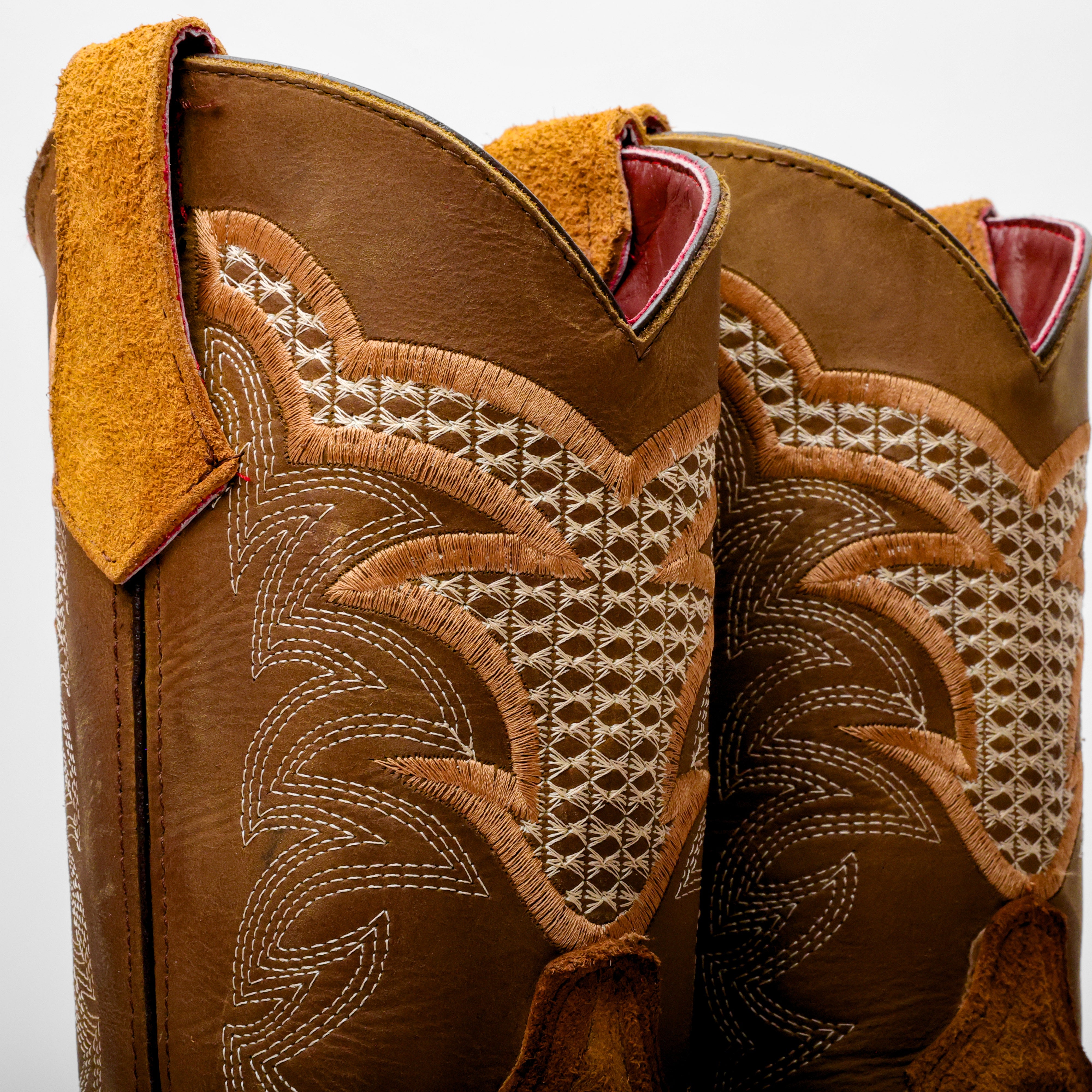 Honey Rough-Out Leather Boots With 3D Lightweight Sole - Composite Toe