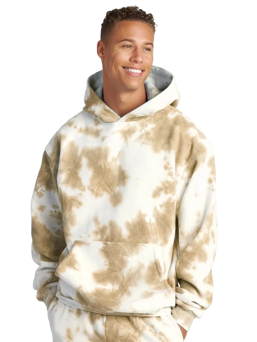 Tie-dye unisex hooded sweatshirt