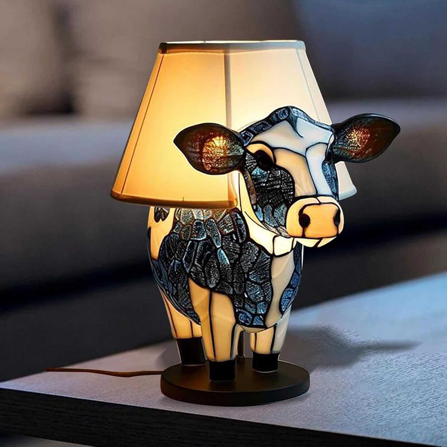 3D Highland Cow Lamp Animal Table Lamp