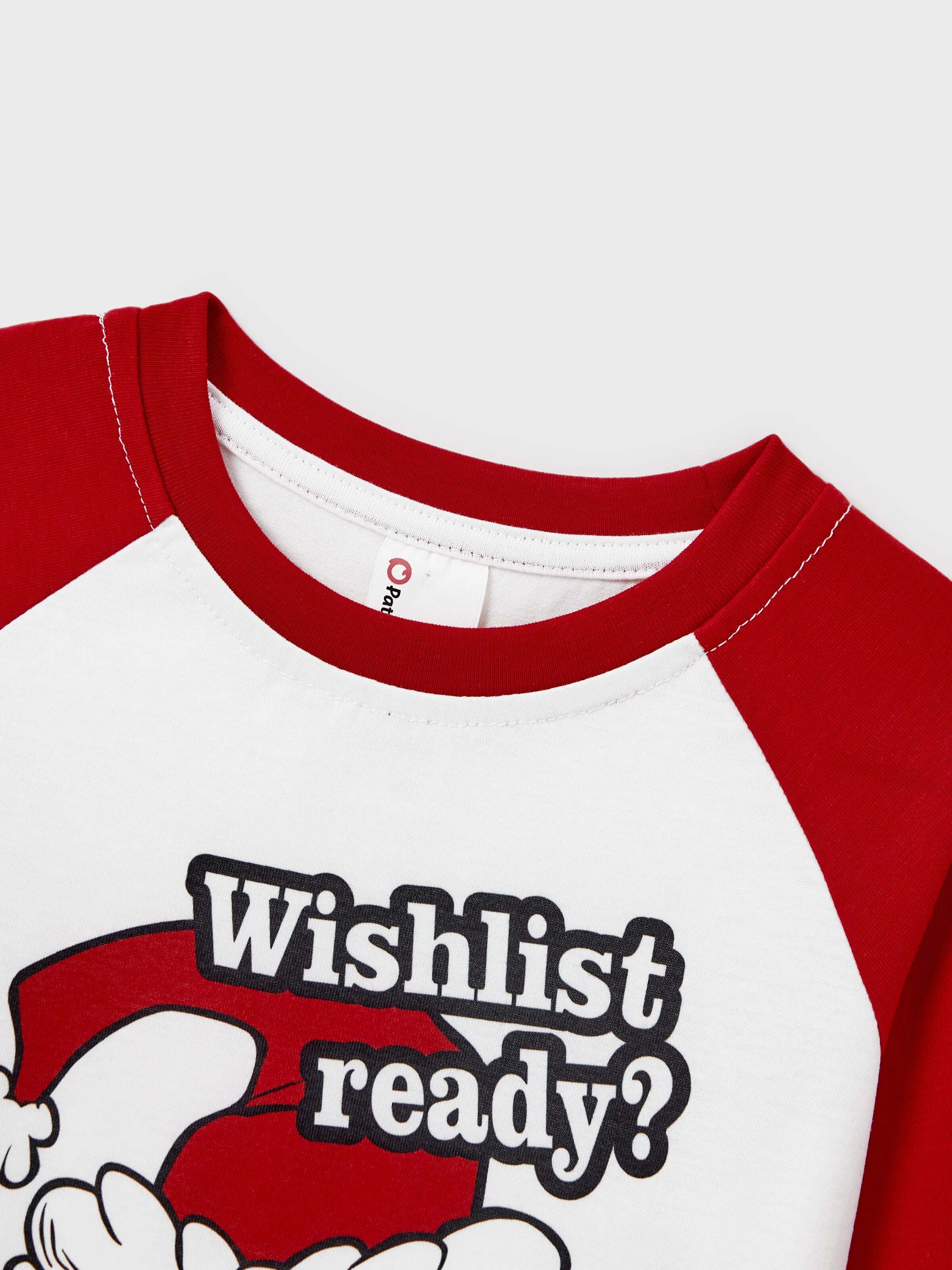 Christmas Matching Family Pajamas Set Christmas Grinch-themed Print PJS with Christmas Socks Red