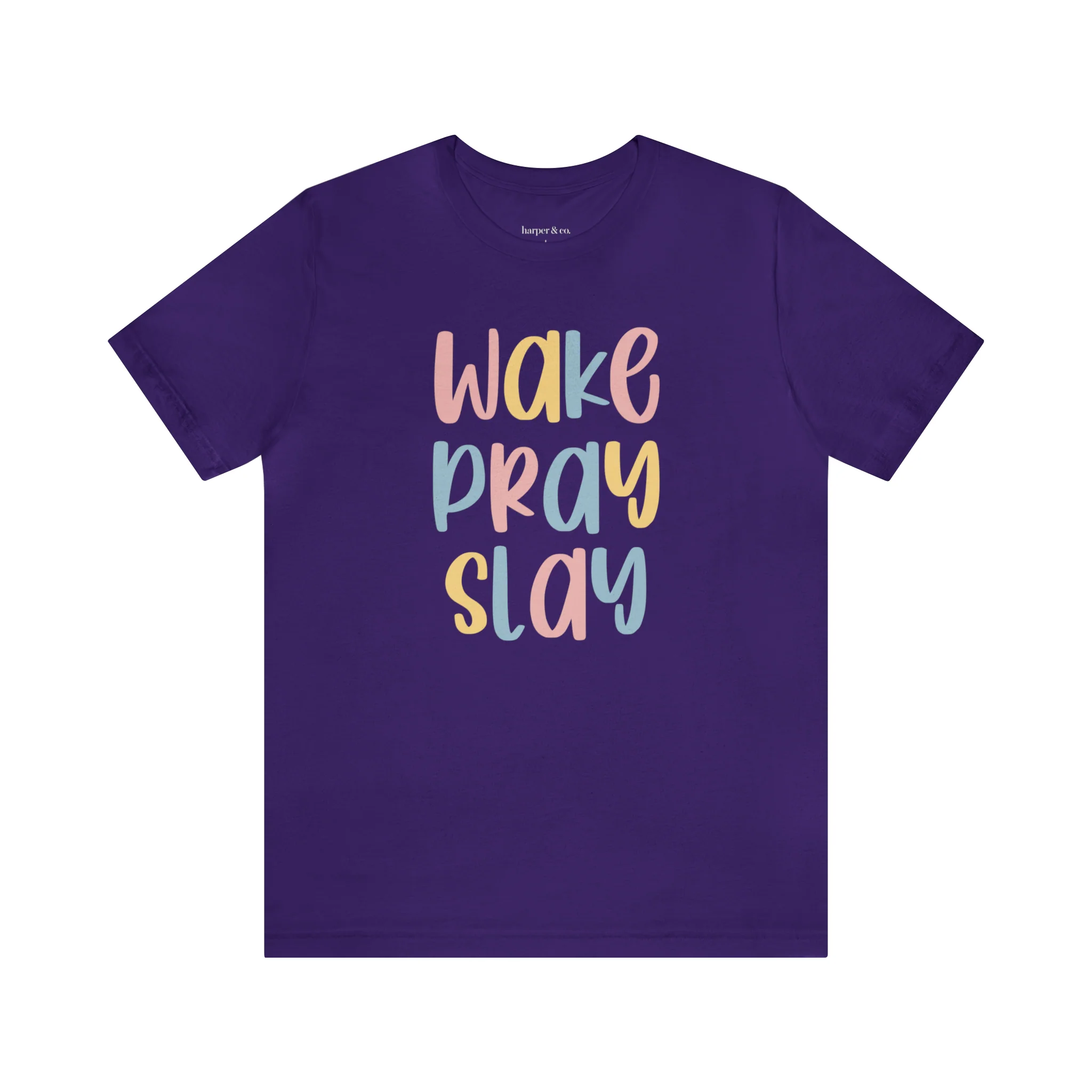 Wake Pray Slay Unisex Jersey Short Sleeve Tee