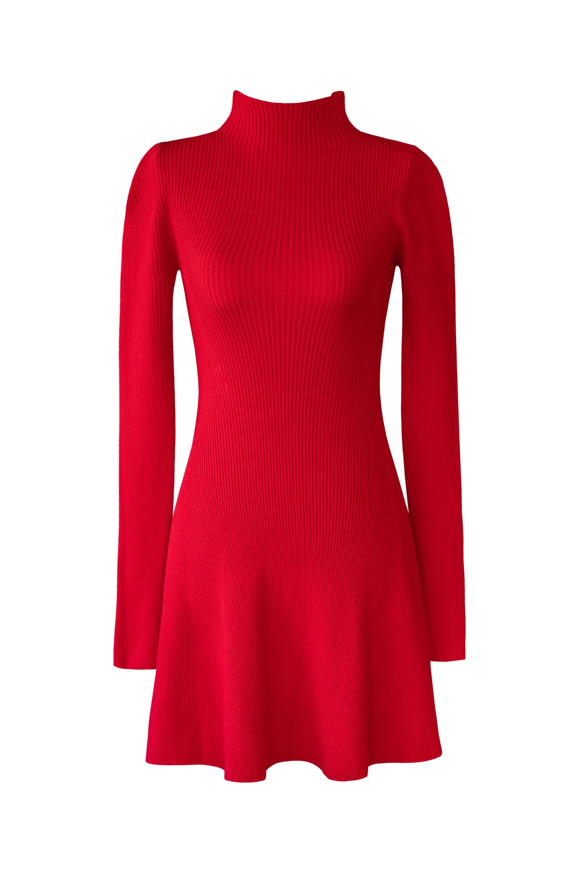 Luxe Long-Sleeve Ribbed Dress