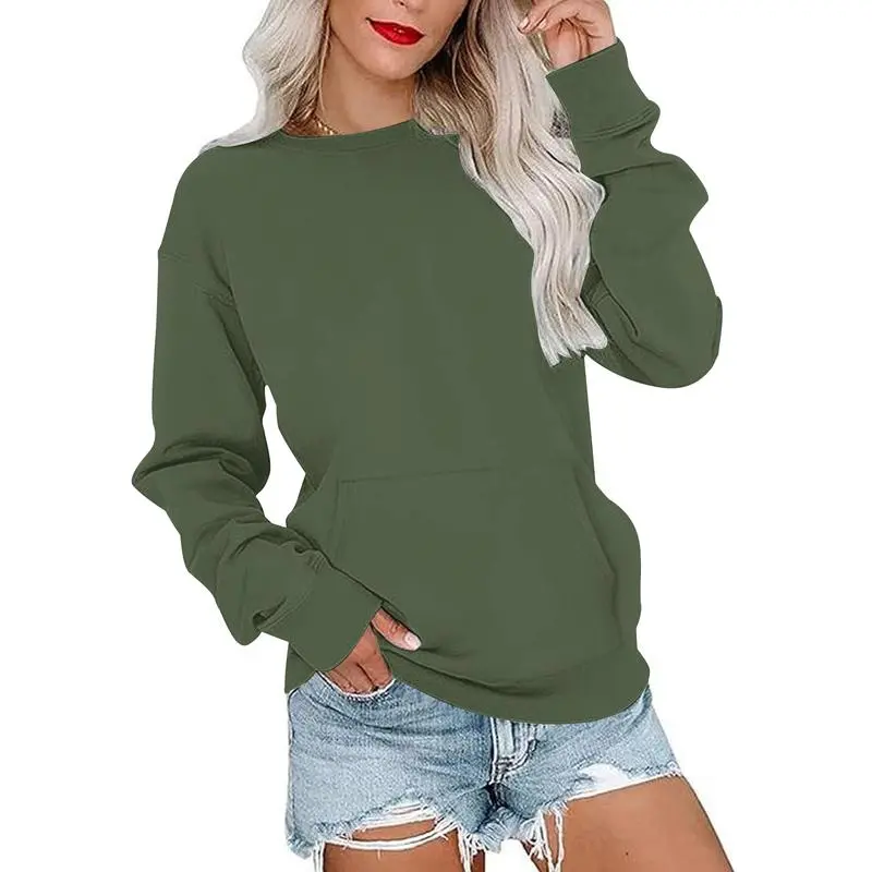 🔥LAST DAY 70% OFF✨Women’s Oversized Crewneck Fleece Sweatshirt