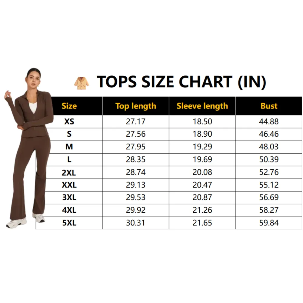 2PCS Slim-It BBL Jacket and Flare Leggings Daily Set