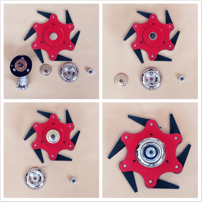 6-Steel Razors Trimmer Head