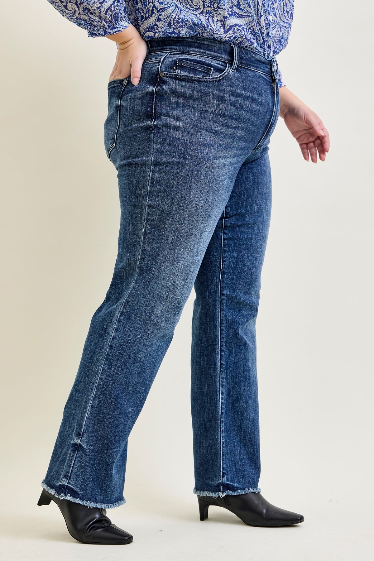 Carrie Mid Rise Wide Leg - PLUS