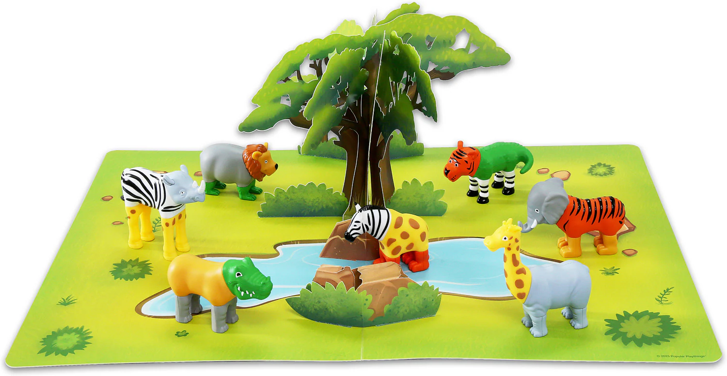 Mini Magnetic Mix Or Match Jungle Animals