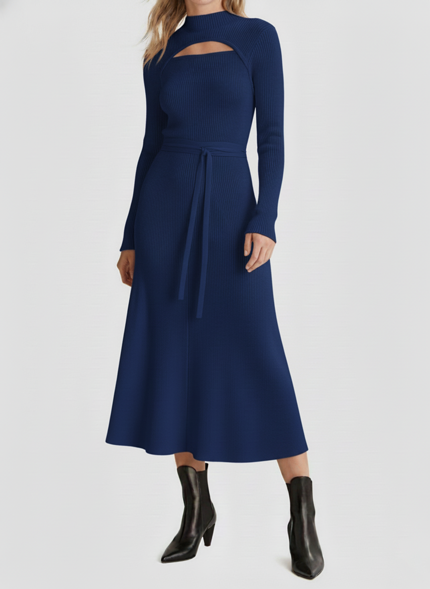 NEW🔥 Casual Solid Woolen Dress