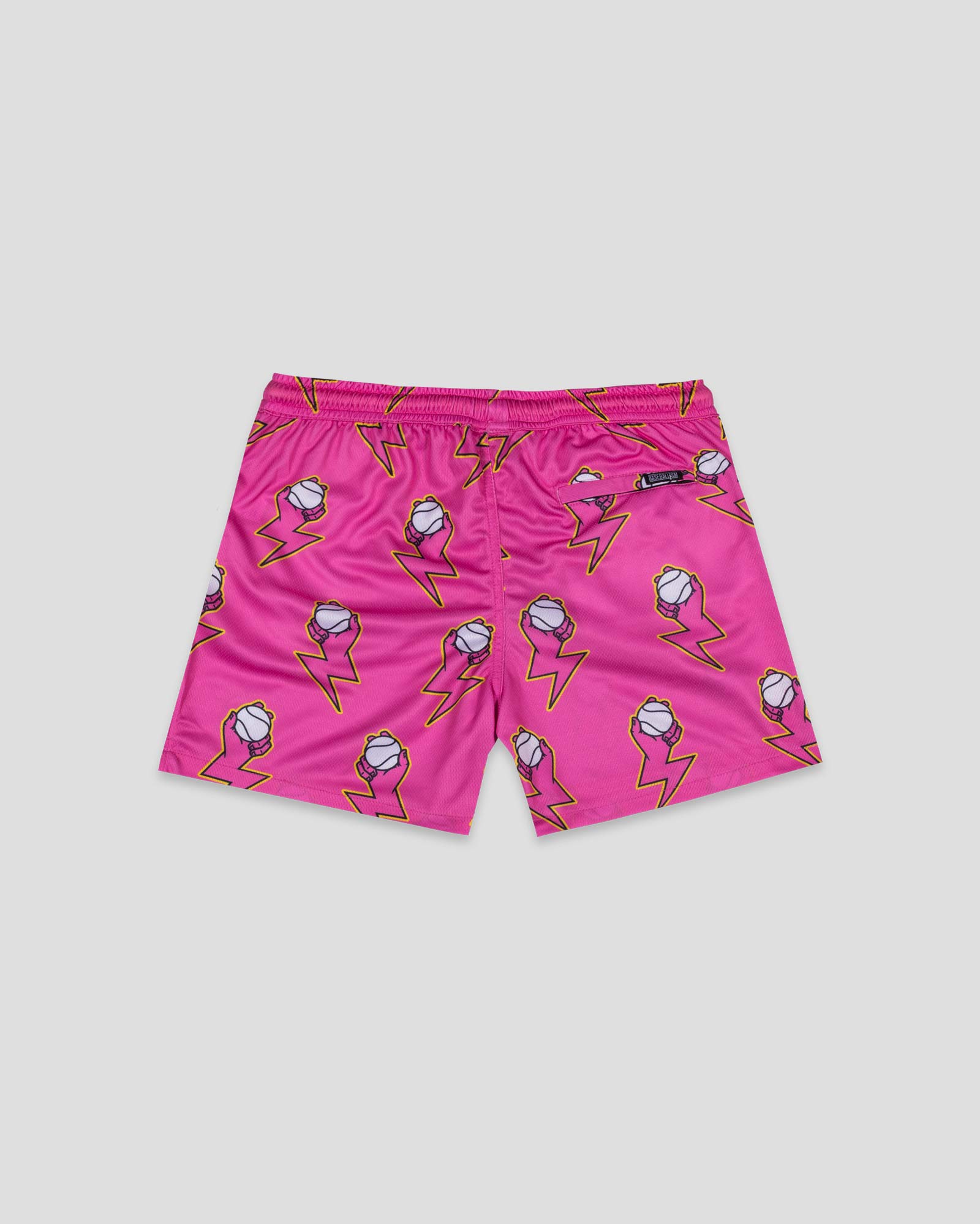 Electric Arms Diamond Air Mesh Shorts (Pink) - Youth