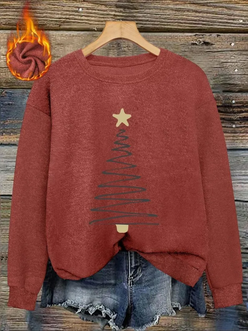 [Autumn and Winter] Women's casual and fashionable round neck faux sweater tops