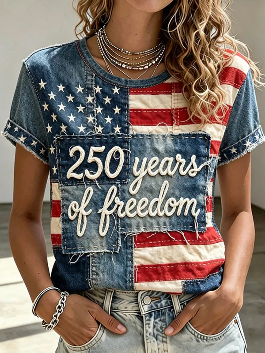 Women's 250th Anniversary Printed T-shirt